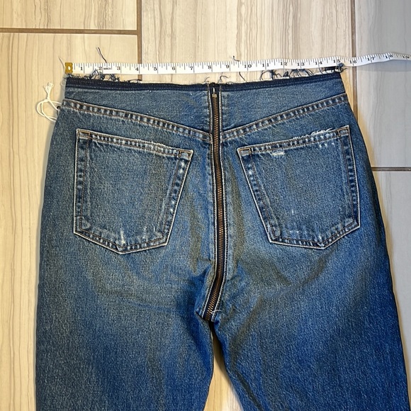 Boyish Zipper Crotch Slim Straight Denim Size 28 SOLD OUT STYLE - Picture 3 of 4